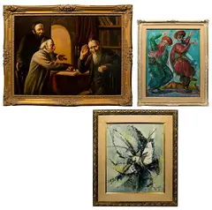 Untitled by A Gelff, Oil on Board, offered Apr 2022