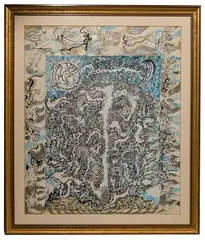 Untitled by Zdzislaw Lachur, Ink and Gouache on Paper, offered Mar 2022
