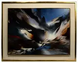 Tempest by Leonardo Nierman, Acrylic on Masonite, offered Mar 2022
