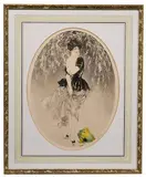 Broken Green Jug by Louis Icart, Etching, offered Mar 2022