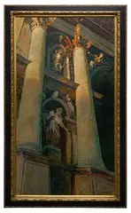 Alan Wolton, Basilican Story, Oil on