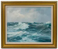 Running Large by Charles Vickery, Oil on Linen, offered Feb 2022