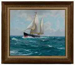 Untitled by Charles Vickery, Oil on Canvas, offered Feb 2022