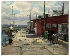 Untitled by Charles Vickery, Oil on Canvas, offered Feb 2022