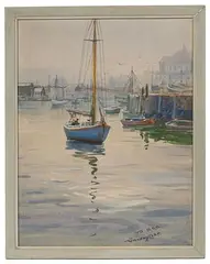 Untitled by Charles Vickery, Gouache on Illustration Board, offered Feb 2022
