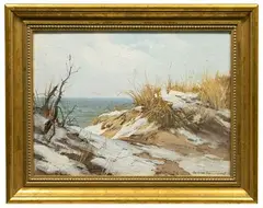 Winter Dune by Charles Vickery, Oil, offered Feb 2022