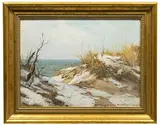 Charles Vickery, Winter Dune, Oil