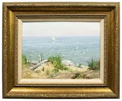 Untitled by Charles Vickery, Oil on Canvas Board, offered Feb 2022