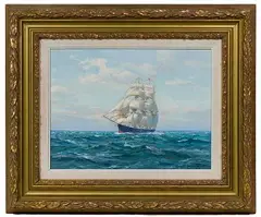 Untitled by Charles Vickery, Oil on Canvas Board, offered Feb 2022