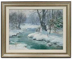 Untitled by Charles Vickery, Oil on Canvas Board, offered Feb 2022
