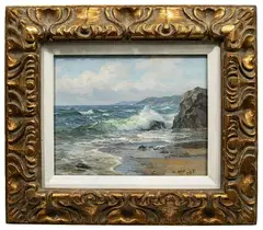 Untitled by Charles Vickery, Oil on Canvas Board, offered Feb 2022