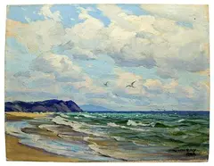 Untitled by Charles Vickery, Oil on Canvas Board, offered Feb 2022