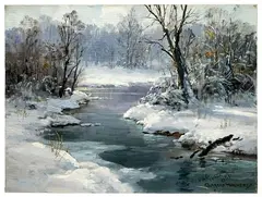Untitled by Charles Vickery, Oil on Canvas Board, offered Feb 2022