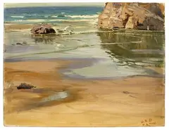 Untitled by Charles Vickery, Oil on Canvas Board, offered Feb 2022