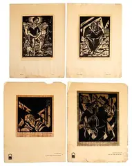 Todros Geller, Untitled, Woodblock