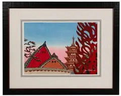 Jun'ichirō Sekino, Yamatoji, Woodblock Print