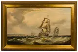Ebenezer Colls, Man of War, Oil Painting