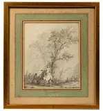 Untitled by Jacques Francois Joseph Swebach des Fontaines, Ink on Laid Paper, offered Dec 2021