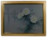David Lee, Untitled, Watercolor on Silk Laid on Canvas