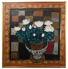 Untitled by Helen Olyney, Oil on Board, offered Nov 2021