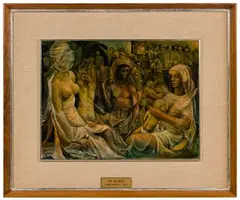 The Bathers by Rodney Winfield, Oil on Panel, offered Nov 2021