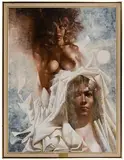 Siegfried Reinhardt, Ego Alter Ego, Oil on Board