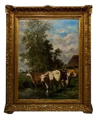 Untitled by Marie Diéterle, Oil on Canvas, offered Nov 2021