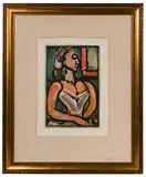 Georges Rouault, Femme Fiere, Aquatint