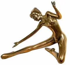Brass Nude by Tom Bennett, Sculpture, offered Nov 2021