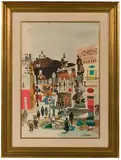 Dong Kingman, Guanajuato, Mexico, Watercolor