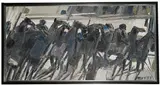 At The Quarter Mile by George Italo Botti, Oil on Canvas, offered Oct 2021