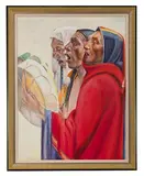 Joseph Imhoff, Untitled, Watercolor on Board