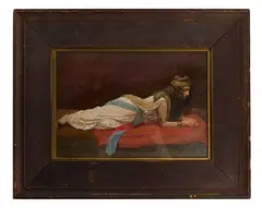 Ludwig Woseczeck, Untitled, Oil on Cardboard