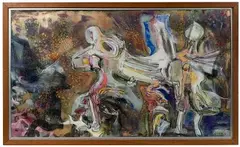 Richard M. Loving, Untitled, Enamel on Copper