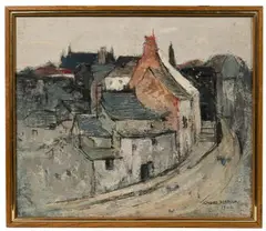 Untitled by Shigeo Matsuki, Oil on Board, offered Oct 2021