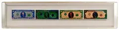Untitled by Steve Kaufman, Oil and Silkscreen on Canvas, offered Oct 2021