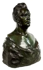 William H. Leedy by Myra Reynolds Richards, Bronze Bust, offered Oct 2021