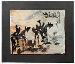 Untitled by Purvis Young, Oil on Masonite, offered Sep 2021
