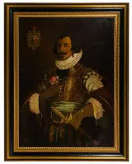 Spanish Cavalier by Theodore Van Cina, Oil on Canvas, offered Sep 2021