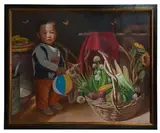 Untitled by Yan-Zhou Xu, Oil on Canvas, offered Sep 2021