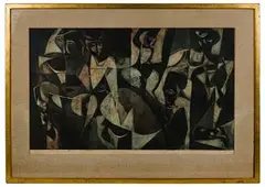 Green Smoke by Ernest Freed, Etching in Colors, offered Sep 2021