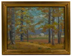 Untitled by Robert M. Root, Oil on Cardboard, offered Aug 2021