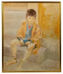 Lucien Philippe Moretti, Untitled, Oil on Canvas