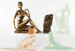 Brutalist by Victor Salmones, Bronze Sculpture, offered Aug 2021