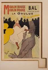 Moulin Rouge, La Goulue by Henri de Toulouse-Lautrec, Lithograph, offered Feb 2025