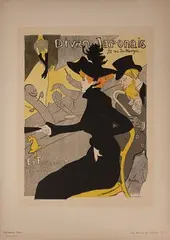 Divan Japonais by Henri de Toulouse-Lautrec, Lithograph, offered Feb 2025