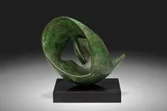 Barbara Hepworth, Involute, Bronze Sculpture