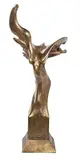 Richard Hunt, Hybrid Muse, Bronze Sculpture