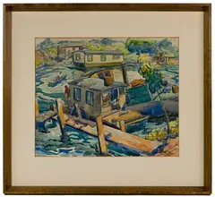 Louis Weiner, Untitled, Watercolor on Paper