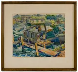 Untitled by Louis Weiner, Watercolor on Paper, offered Jul 2021